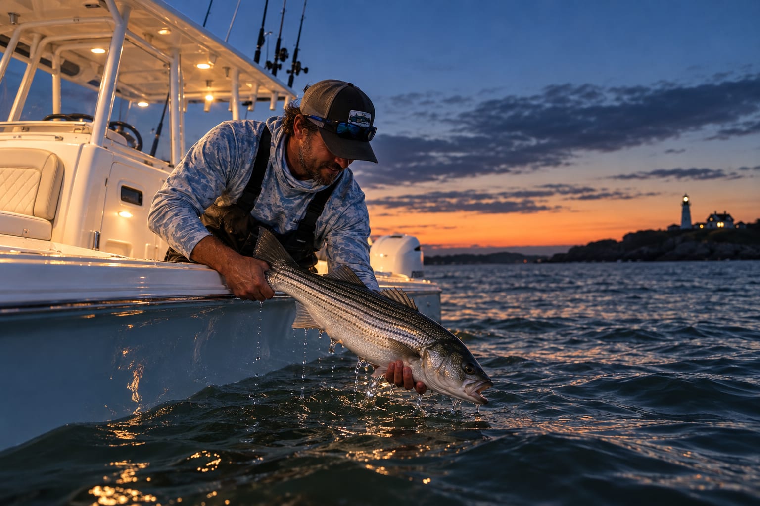 Evening Striper Trip