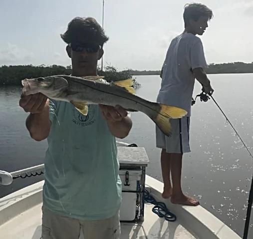 Winds down- Snook are Biting!