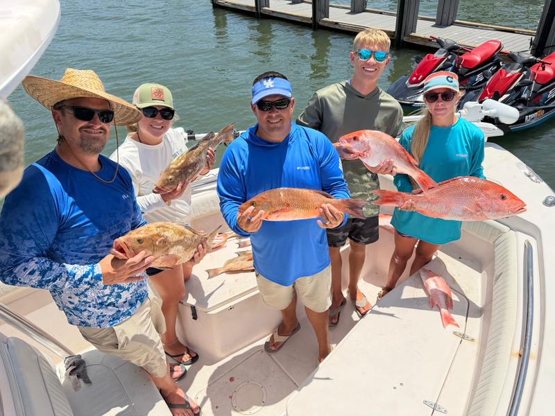 Offshore fishing in the Gulf with Go Fish SRQ Charters, Sarasota