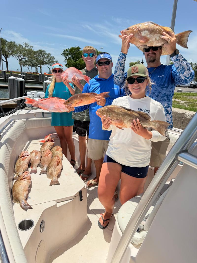 Offshore fishing in the Gulf with Go Fish SRQ Charters, Sarasota