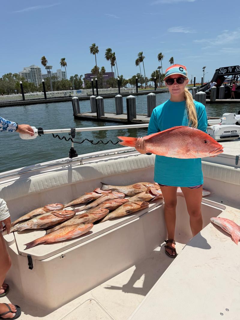 Offshore fishing in the Gulf with Go Fish SRQ Charters, Sarasota