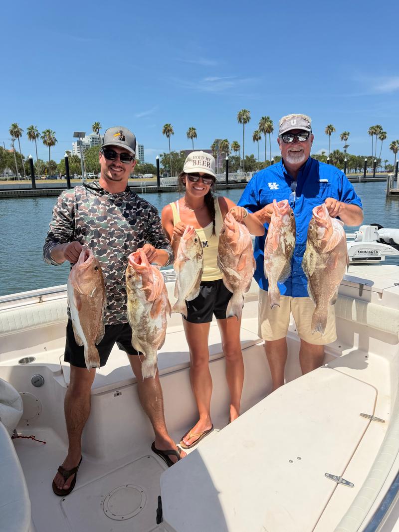 Offshore fishing in the Gulf with Go Fish SRQ Charters, Sarasota