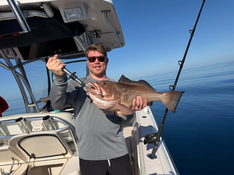 Offshore fishing in the Gulf with Go Fish SRQ Charters, Sarasota