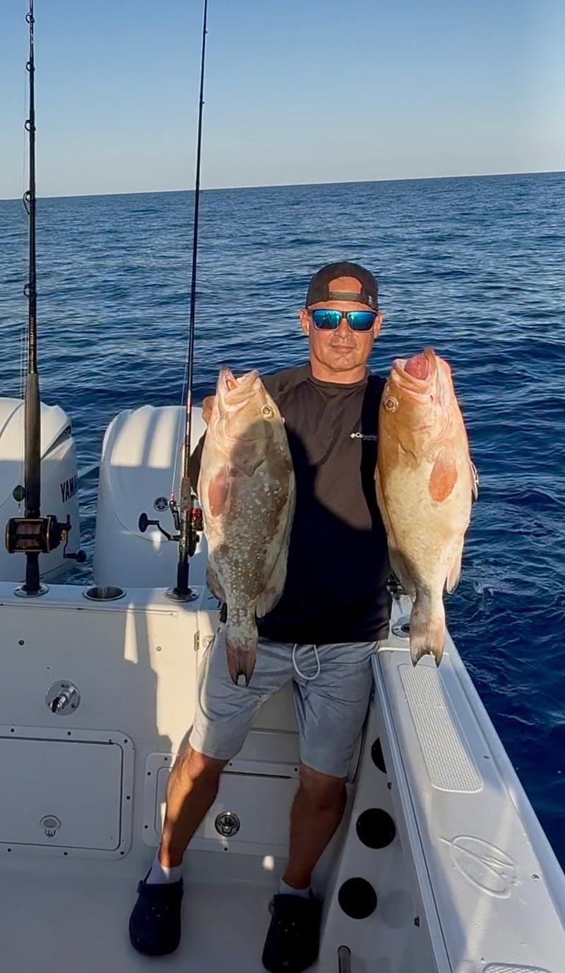 Offshore fishing in the Gulf with Go Fish SRQ Charters, Sarasota