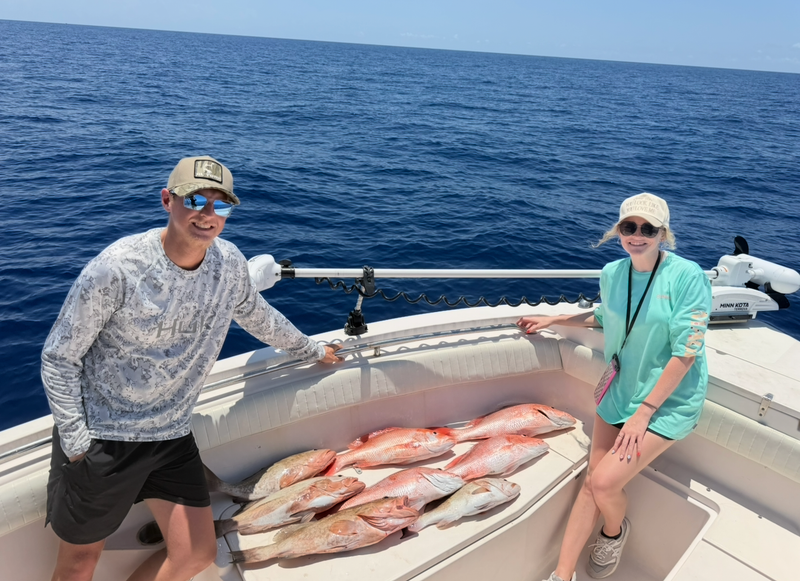 Offshore fishing in the Gulf with Go Fish SRQ Charters, Sarasota