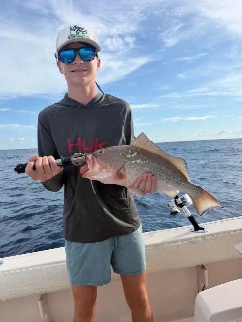 Offshore fishing in the Gulf with Go Fish SRQ Charters, Sarasota
